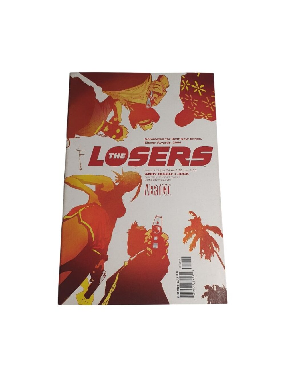 Vertigo The Losers Issue 12 July 2004 DC Comic Book Collector Bagged Boarded